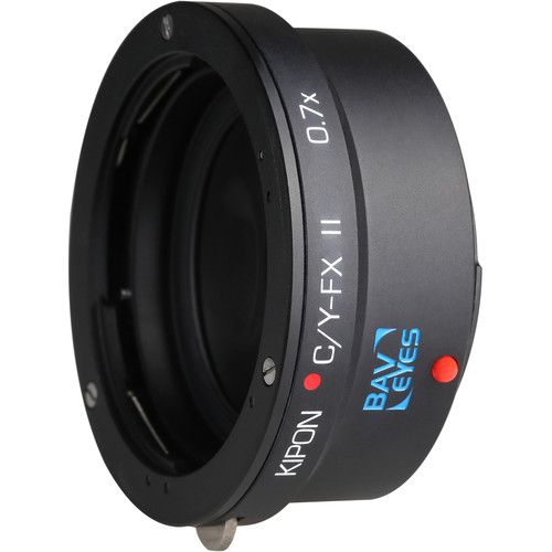  KIPON Baveyes 0.7x Mark 2 Lens Mount Adapter for Contax/Yashica-Mount Lens to FUJIFILM X-Mount Camera