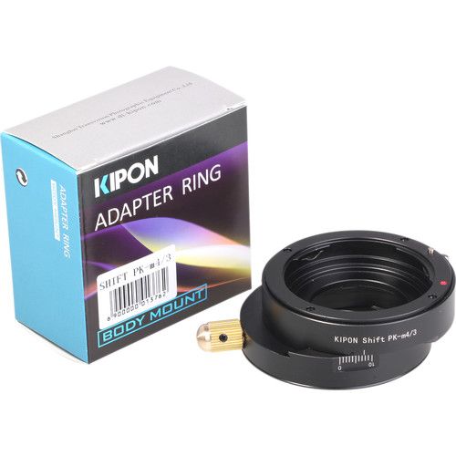  KIPON Shift Lens Mount Adapter for Pentax K Lens to Micro Four Thirds Camera