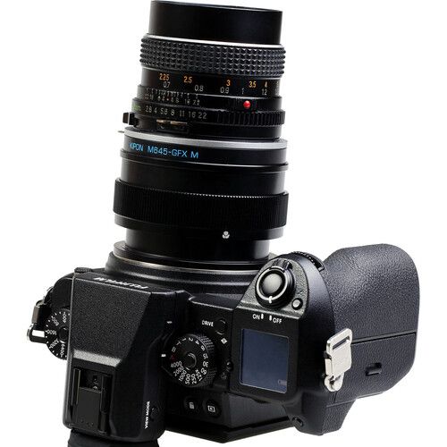  KIPON Macro Lens Mount Helicoid Adapter for Mamiya 645 Lens to FUJIFILM GFX Camera