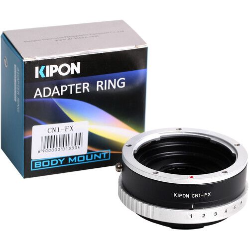  KIPON Lens Mount Adapter with Aperture Ring for Contax N Lens to FUJIFILM X-Mount Camera