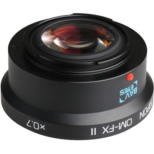  KIPON Baveyes 0.7x Mark 2 Lens Mount Adapter for Olympus OM-Mount Lens to FUJIFILM X-Mount Camera