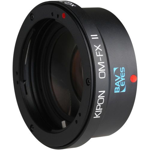 KIPON Baveyes 0.7x Mark 2 Lens Mount Adapter for Olympus OM-Mount Lens to FUJIFILM X-Mount Camera