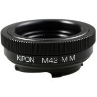 KIPON Macro Lens Mount Adapter with Helicoid for M42 Lens to Leica M-Mount Camera