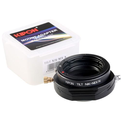  KIPON Tilt Lens Mount Adapter for Nikon F-Mount Lens to Sony E-Mount Camera