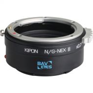 KIPON Baveyes 0.7x Mark 2 Lens Mount Adapter for Nikon F-Mount, G-Type Lens to Sony E-Mount Camera