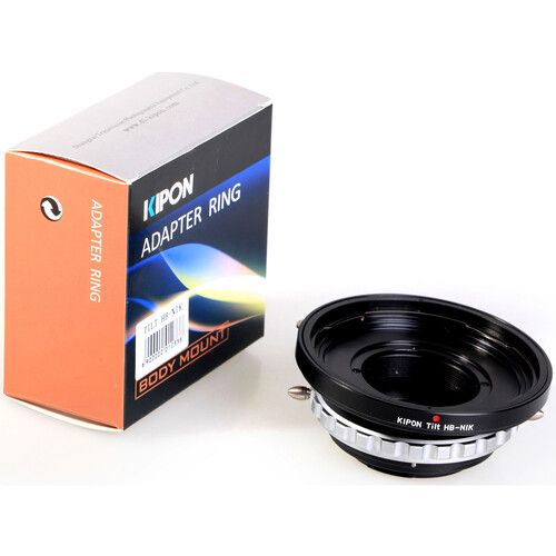  KIPON Tilt Lens Mount Adapter for Hasselblad V-Mount Lens to Nikon F-Mount Camera