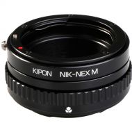 KIPON Macro Lens Mount Adapter with Helicoid for Nikon F-Mount Lens to Sony-E Mount Camera