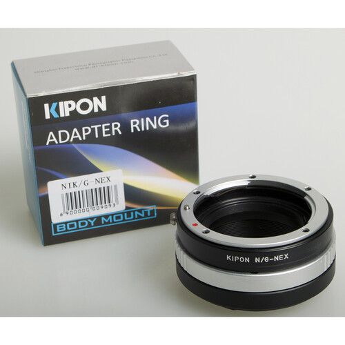  KIPON Lens Mount Adapter for Nikon F-Mount, G-Type Lens to Sony E-Mount Camera