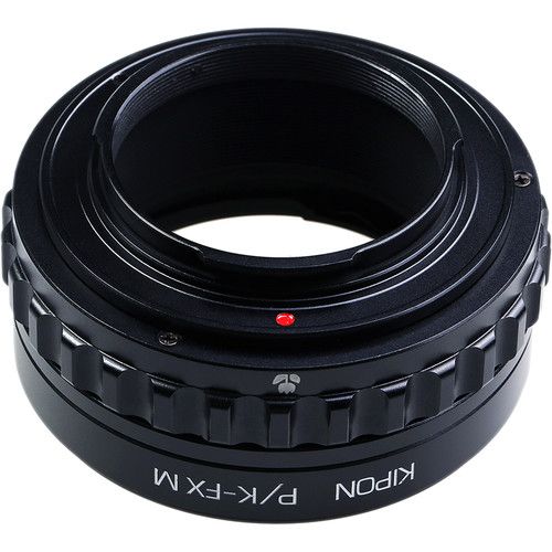  KIPON Macro Lens Mount Adapter with Helicoid for Pentax K-Mount Lens to FUJIFILM X-Mount Camera