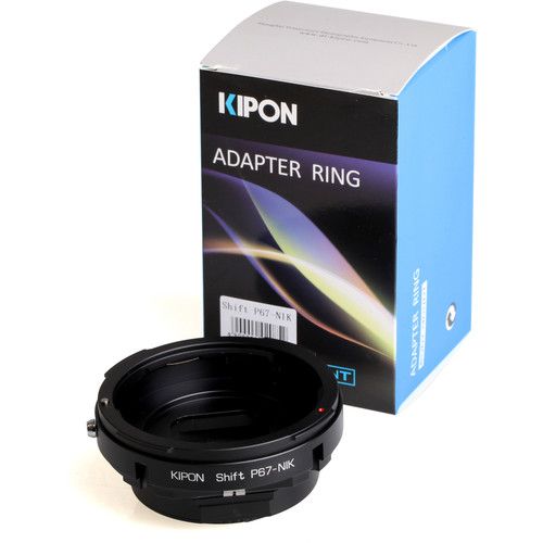 KIPON Shift Lens Mount Adapter for Pentax 6x7 Lens to Nikon F-Mount Camera