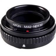 KIPON Macro Lens Mount Adapter with Helicoid for M42-Mount Lens to Sony-E Mount Camera