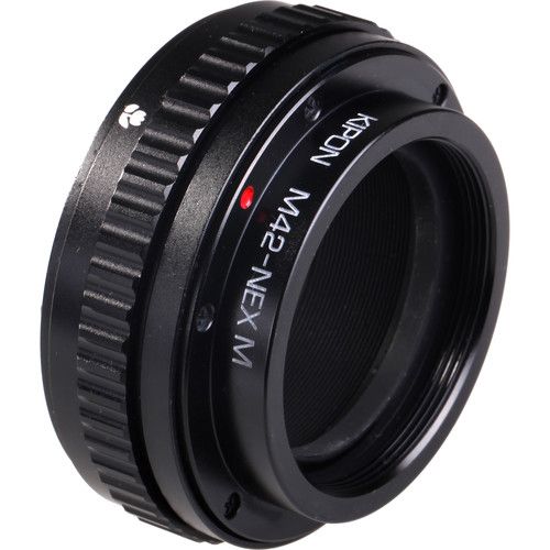  KIPON Macro Lens Mount Adapter with Helicoid for M42-Mount Lens to Sony-E Mount Camera