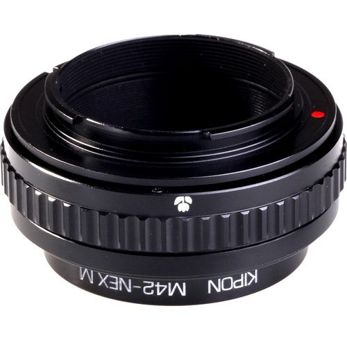  KIPON Macro Lens Mount Adapter with Helicoid for M42-Mount Lens to Sony-E Mount Camera