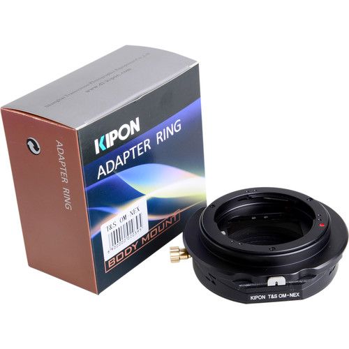  KIPON Tilt/Shift Lens Mount Adapter for Olympus OM Lens to Sony E-Mount Camera