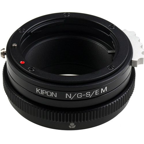  KIPON Macro Lens Mount Adapter with Helicoid for Nikon F-Mount, G-Type Lens to Sony-E Mount Camera