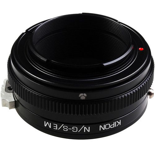  KIPON Macro Lens Mount Adapter with Helicoid for Nikon F-Mount, G-Type Lens to Sony-E Mount Camera