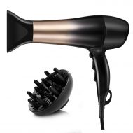 [아마존 핫딜] [아마존핫딜]KIPOZI 1875W Hair Dryer, Nano Ionic Blow Dryer Professional Salon Hair Blow Dryer Lightweight Fast Dry Low Noise, with Concentrator, Diffuser, 2 Speed and 3 Heat Settings