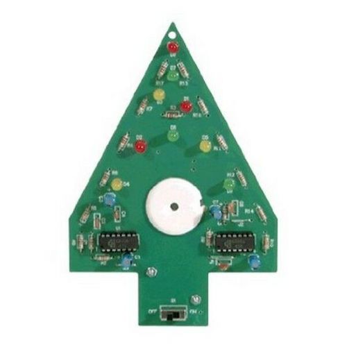  KITS USA (CLASSPACK OF 10) K-14 Christmas Tree KIT wFlashing LEDS and XMAS Songs