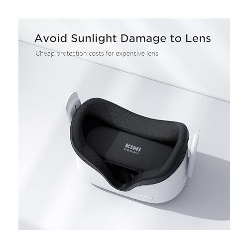  KIWI design Lens Protector Cover Compatible with Vision Pro, Quest 3/2/1, Rift S, Valve Index, Pico 4 and HP Reverb G2, Protects Lens from Sunlight, Scratches and Dust
