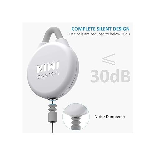  [Pro Version] KIWI design VR Cable Management, 6 Packs VR Pulley System Compatible with Quest 3/2/1/Rift S/Valve Index/HTC Vive/Vive Pro/HP Reverb G2/PSVR/PS VR2 Link Cable