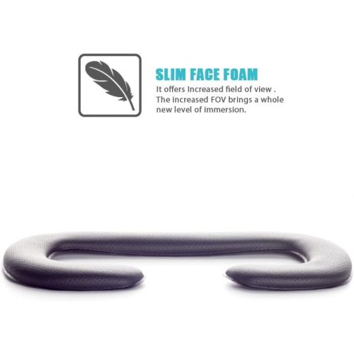  [아마존베스트]KIWI design Face Cushion for HTC Vive, Foam Pad Eye Mask Replacement for HTC Vive 3 Packs 18mm/12mm/6mm with Clean Kits