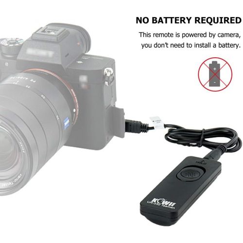  KIWIfotos 0.7m + 1.3m(Extended Cord) Remote Release Replaces MC-DC2, Shutter Release Remote Control for Nikon Z7 II Z6 II Z5 D780 D750 D600 D7500 D7200 D7100 D5600 D5500 D5300 D5200 D5100 D3