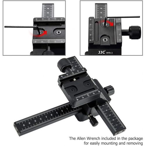  Kiwifotos Deluxe Macro Focusing Rail Slider for Canon EOS 5D Mark IV III 6D Mark II 80D 70D 60D Rebel T6 T7 T7i T6i Nikon D850 Z7 Z6 D750 D7500 D7200 D5600 D5500 D3500 3400 Sony A7