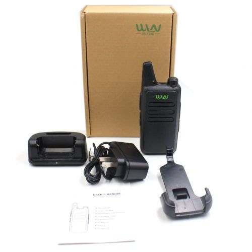  KJD 10 Pcs Mini Walkie-Talkies WLN KD-C1 UHF400-470MHz Long Range 2 Way Portable Ham Radios