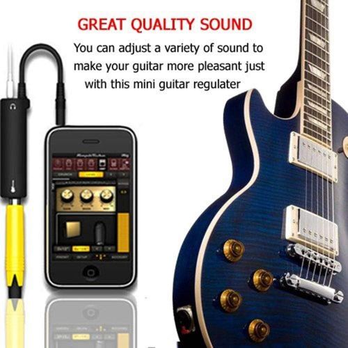  [아마존베스트]KJLM Guitar Effects Interface Adapter Converter Link for iPhone, iPad, iPod Touch