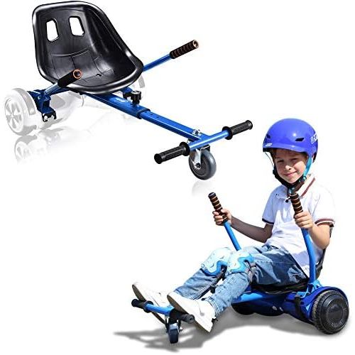  KKA Hoverboard Seat Attachment, Go Kart, Hoverboard Go Cart Accessories, Heavy Duty Frame, Fun for Kids Fits 6.5/8/10, Go Kart Conversion Kit For Hoverboard