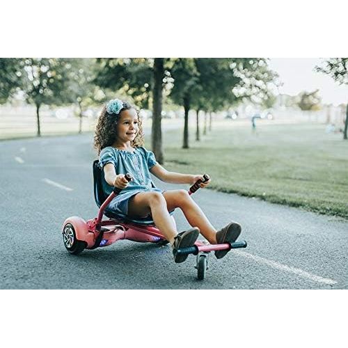  KKA Hoverboard Seat Attachment, Go Kart, Hoverboard Go Cart Accessories, Heavy Duty Frame, Fun for Kids Fits 6.5/8/10, Go Kart Conversion Kit For Hoverboard