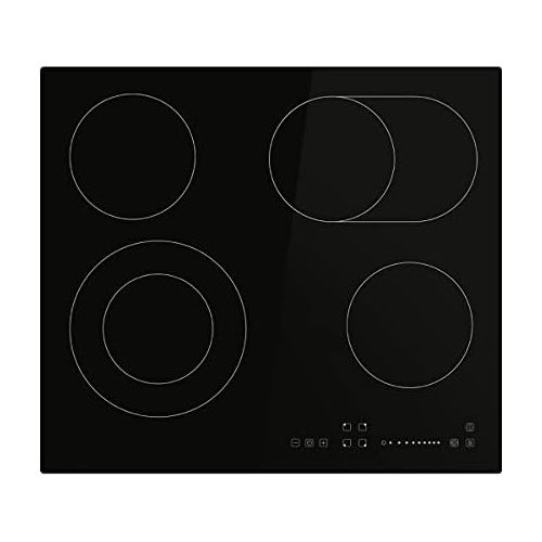  KKT KOLBE KF592RL Glass Ceramic Hob 59 cm / Automatic / 7.2 kW / 9 Levels / 4 Zones / Frameless / Dual Zone / Touch Slider / Roasting Dish Zone / Automatic Timer