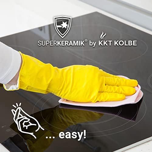  [아마존베스트]KKT KOLBE KFS59RL Glass Ceramic Hob 59 cm (Auto / 6.6 kW / 15 Levels / 4 Zones / Frameless / Dual Zone / Touch Slider / Roasting Dish Zone / Automatic Timer