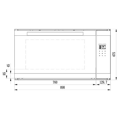  [아마존베스트]EB9105ED KKT KOLBE Built-In Oven 90 cm / Sensor Touch / Rotating Spit / Concept Clean