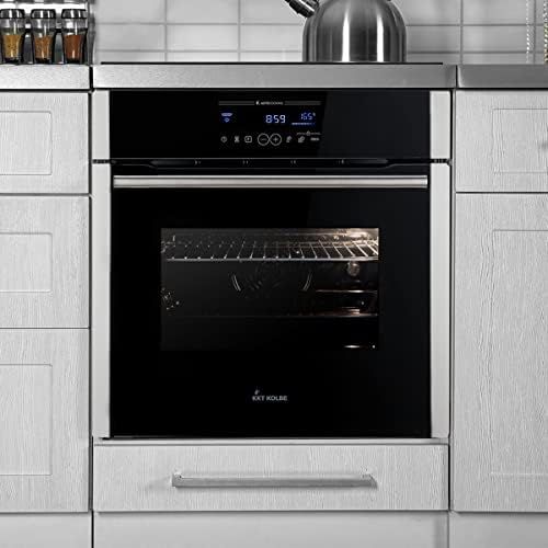  [아마존베스트]KKT KOLBE EB8016ED Premium Built-In Oven (60 cm / 70 l / 3.2 kW / Telescopic Pull-Outs / Core Temperature Sensor / Rotisserie / Grill / Roasting System / Catalysis Self-Cleaning /