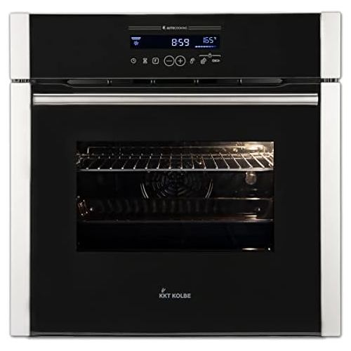  [아마존베스트]KKT KOLBE EB8016ED Premium Built-In Oven (60 cm / 70 l / 3.2 kW / Telescopic Pull-Outs / Core Temperature Sensor / Rotisserie / Grill / Roasting System / Catalysis Self-Cleaning /