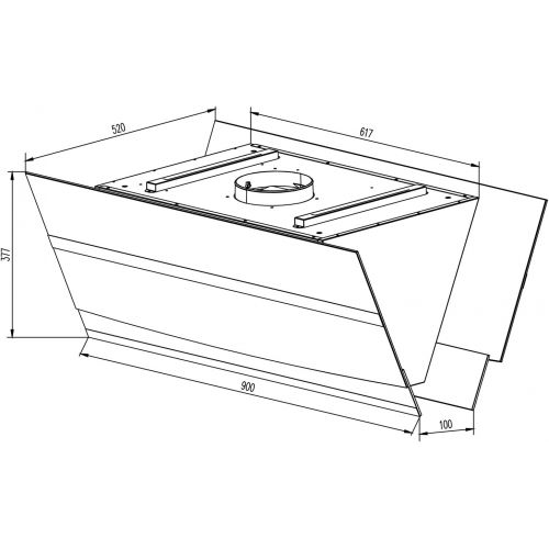  [아마존베스트]HERMES-ISEL-907WM KKT KOLBE Head-Free Extractor Hood (90 cm, Stainless Steel, White Glass, Extra Quiet, Smart App, 4 Levels, RGB LED Lighting, Display, TouchSelect Sensor Buttons)