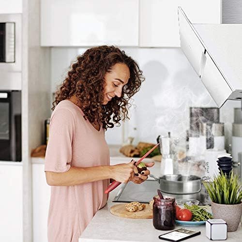  [아마존베스트]KKT KOLBE ECCO609W Headless Extractor Hood/Wall Hood/60 cm / Stainless Steel / White Glass / Extra Quiet / 9 Levels / LED Lighting / TouchSelect Sensor Buttons / Automatic Delay