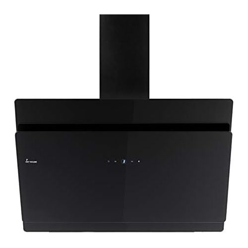  [아마존베스트]KKT KOLBE SOLO909S Head-Free Cooker Hood / Wall Hood / 90 cm / Stainless Steel / Black Glass / 9 Levels / LED Lighting / TouchSelect Sensor Buttons