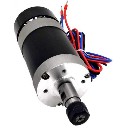  KKmoon Spindle Kit Brushless Spindelmotor (400 Watt 12000 rpm ER11) mit Fahrer Drehzahlregler und Clamp DIY Graviermaschine Zubehoer Set