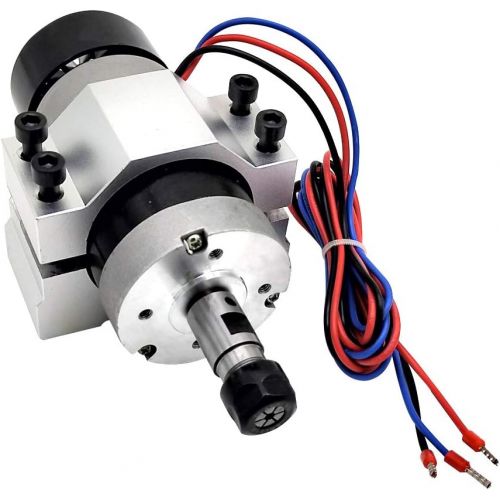  KKmoon Spindle Kit Brushless Spindelmotor (400 Watt 12000 rpm ER11) mit Fahrer Drehzahlregler und Clamp DIY Graviermaschine Zubehoer Set