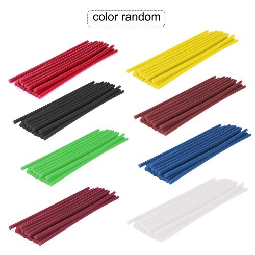  KKmoon 7 * 200mm 12Pcs Colorful DIY Hot Melt Glue Bars Non-toxic Glue Bar for Glue Machine Craft