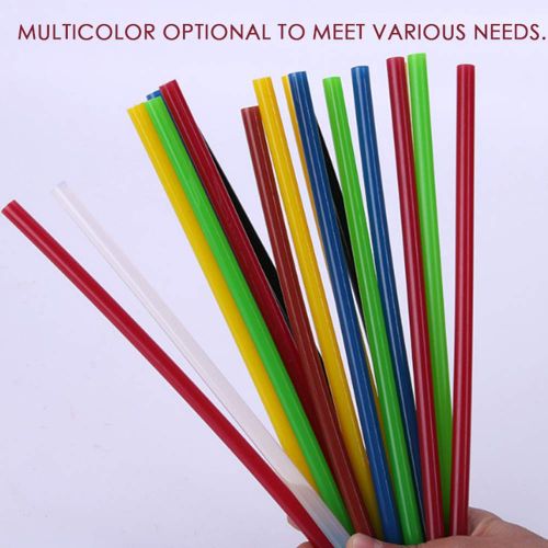  KKmoon 7 * 200mm 12Pcs Colorful DIY Hot Melt Glue Bars Non-toxic Glue Bar for Glue Machine Craft