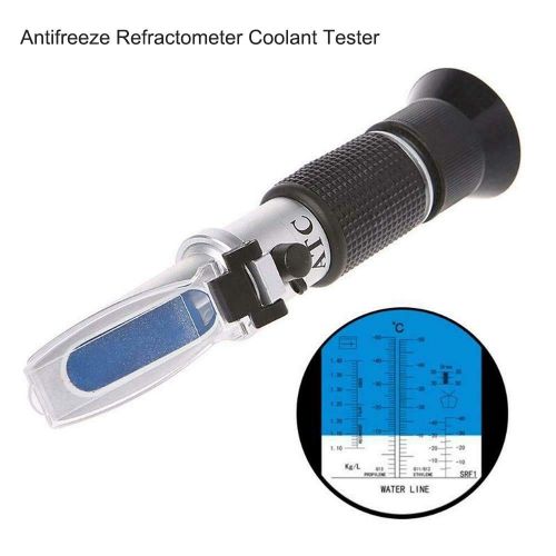  KKmoon Frostschutz Refraktometer kuehlfluessigkeit pruefer Handrefraktometer fuer Ethylenglykol, Propylenglykol, Gefrierpunkt von Kuehlwasser, Scheibenwasser, AdBlue, Batterie