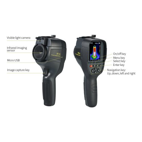  Infrared Thermometer, KKmoon Professional Handheld Thermal Imaging Camera 3.2 Portable IR Thermal Imager Infrared Imaging Device