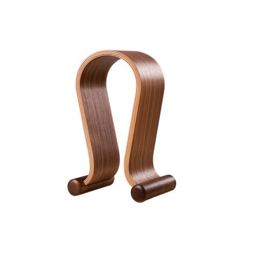  KKmoon Wooden Walnut Wood Omega Headphone Gaming Headset Display Stand Holder Hanger