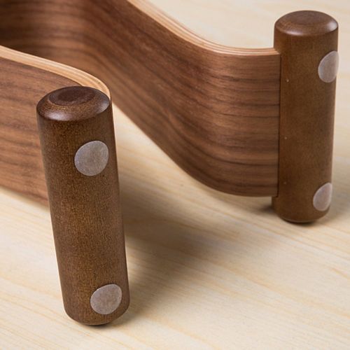  KKmoon Wooden Walnut Wood Omega Headphone Gaming Headset Display Stand Holder Hanger