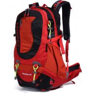 KL928 Hiking Backpack Waterproof Outdoor Internal Frame Backpacks for Men and Women Travel Camping Climbing (DV2003-Red-New)