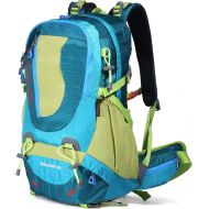 KL928 Hiking Backpack Waterproof Outdoor Internal Frame Backpacks for Men and Women Travel Camping Climbing (DV2003-Blue)