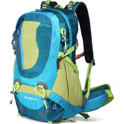  KL928 Hiking Backpack Waterproof Outdoor Internal Frame Backpacks for Men and Women Travel Camping Climbing (DV2003-Blue)